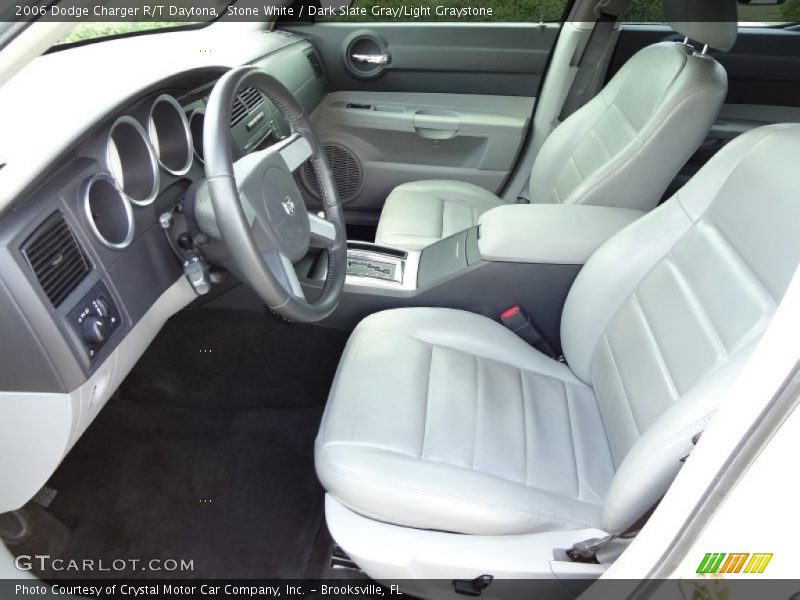 Stone White / Dark Slate Gray/Light Graystone 2006 Dodge Charger R/T Daytona