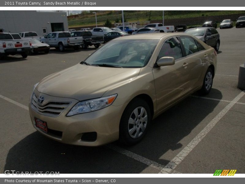 Sandy Beach Metallic / Bisque 2011 Toyota Camry