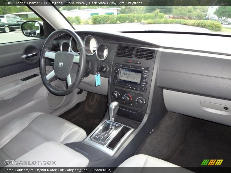 Stone White / Dark Slate Gray/Light Graystone 2006 Dodge Charger R/T Daytona