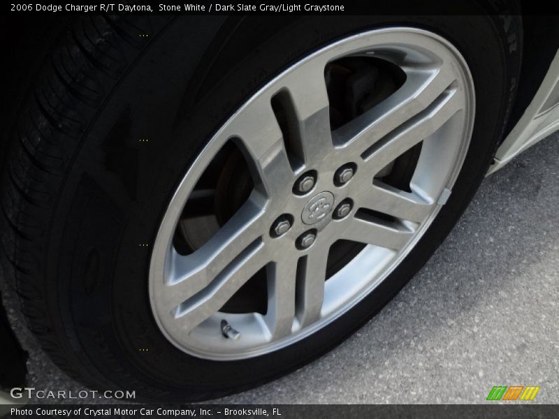 Stone White / Dark Slate Gray/Light Graystone 2006 Dodge Charger R/T Daytona