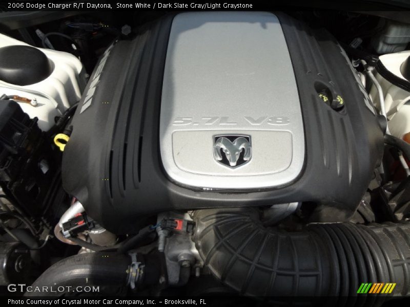 Stone White / Dark Slate Gray/Light Graystone 2006 Dodge Charger R/T Daytona