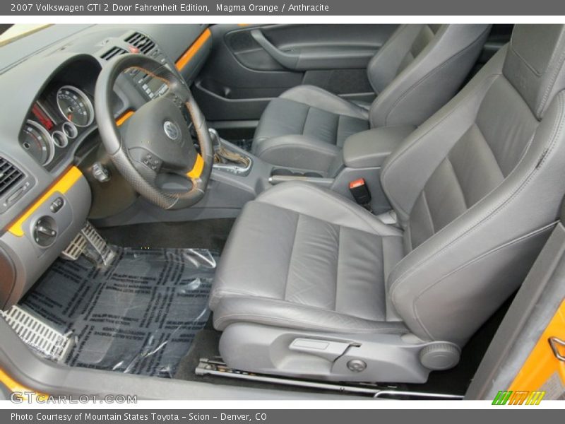 2007 GTI 2 Door Fahrenheit Edition Anthracite Interior