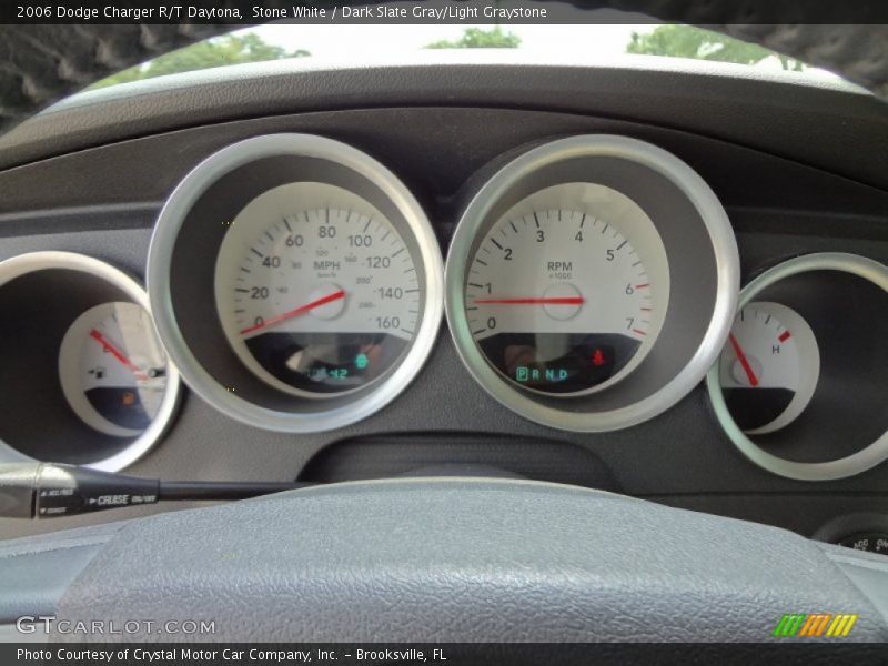 Stone White / Dark Slate Gray/Light Graystone 2006 Dodge Charger R/T Daytona