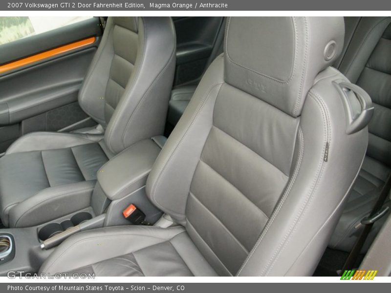 Magma Orange / Anthracite 2007 Volkswagen GTI 2 Door Fahrenheit Edition
