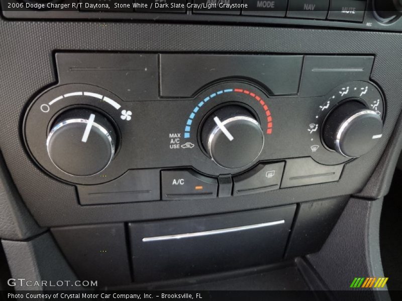Stone White / Dark Slate Gray/Light Graystone 2006 Dodge Charger R/T Daytona