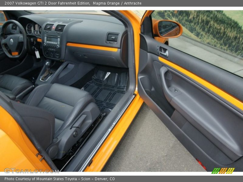 Magma Orange / Anthracite 2007 Volkswagen GTI 2 Door Fahrenheit Edition