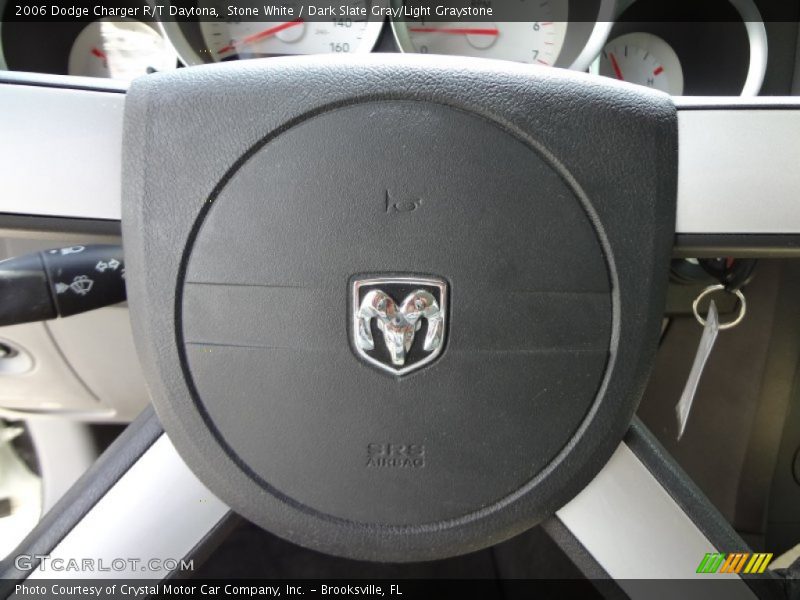 Stone White / Dark Slate Gray/Light Graystone 2006 Dodge Charger R/T Daytona