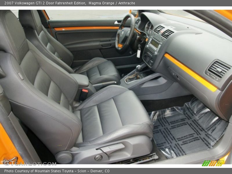  2007 GTI 2 Door Fahrenheit Edition Anthracite Interior