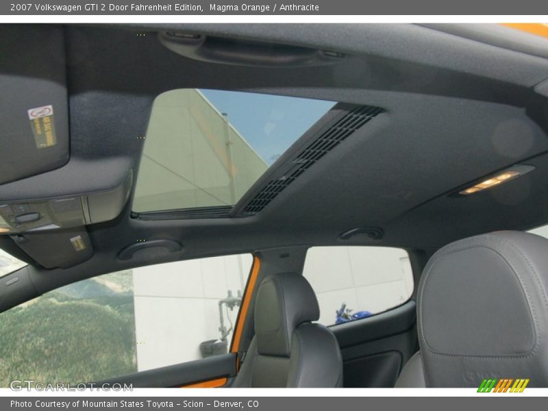 Magma Orange / Anthracite 2007 Volkswagen GTI 2 Door Fahrenheit Edition