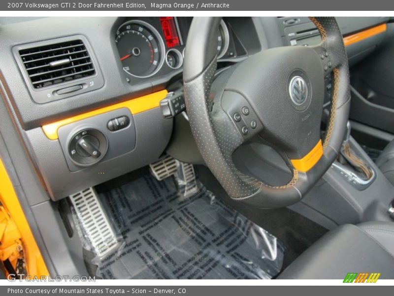Magma Orange / Anthracite 2007 Volkswagen GTI 2 Door Fahrenheit Edition