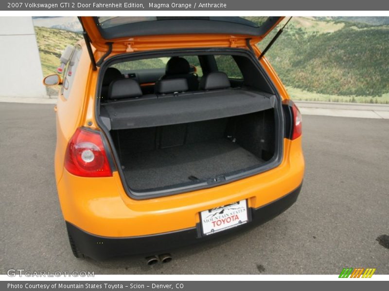 Magma Orange / Anthracite 2007 Volkswagen GTI 2 Door Fahrenheit Edition