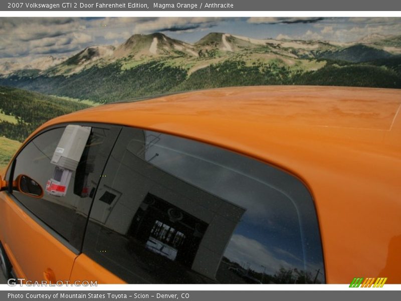 Magma Orange / Anthracite 2007 Volkswagen GTI 2 Door Fahrenheit Edition