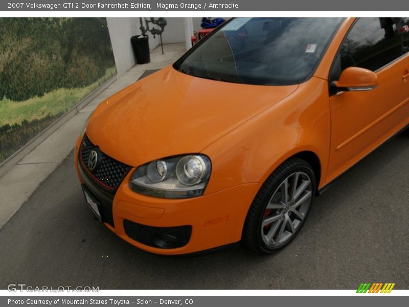 Magma Orange / Anthracite 2007 Volkswagen GTI 2 Door Fahrenheit Edition