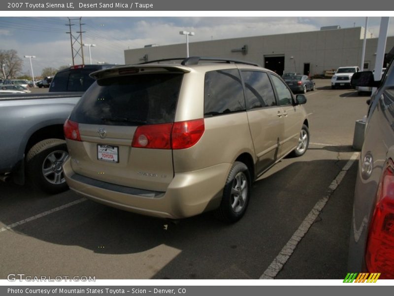 Desert Sand Mica / Taupe 2007 Toyota Sienna LE