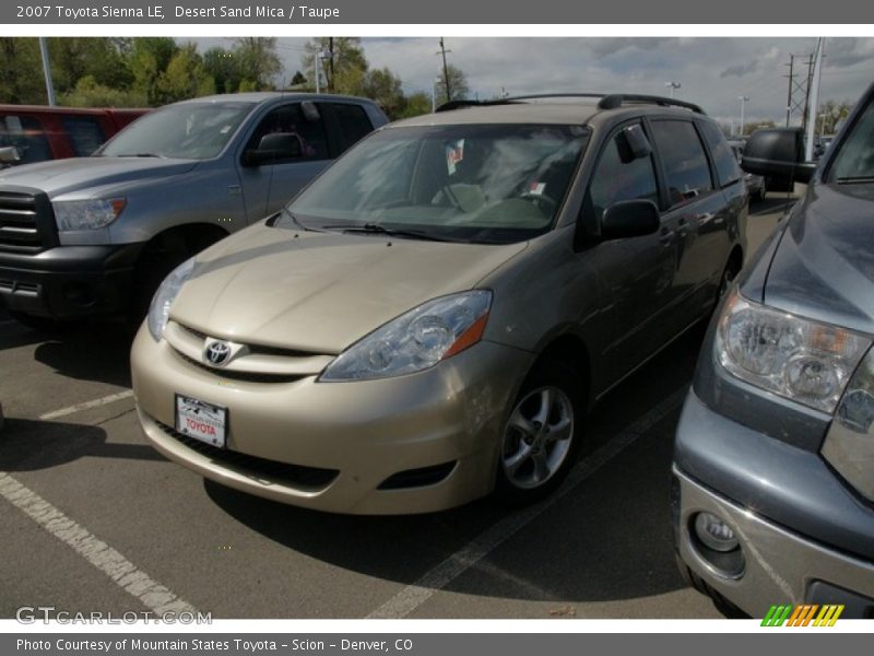 Desert Sand Mica / Taupe 2007 Toyota Sienna LE