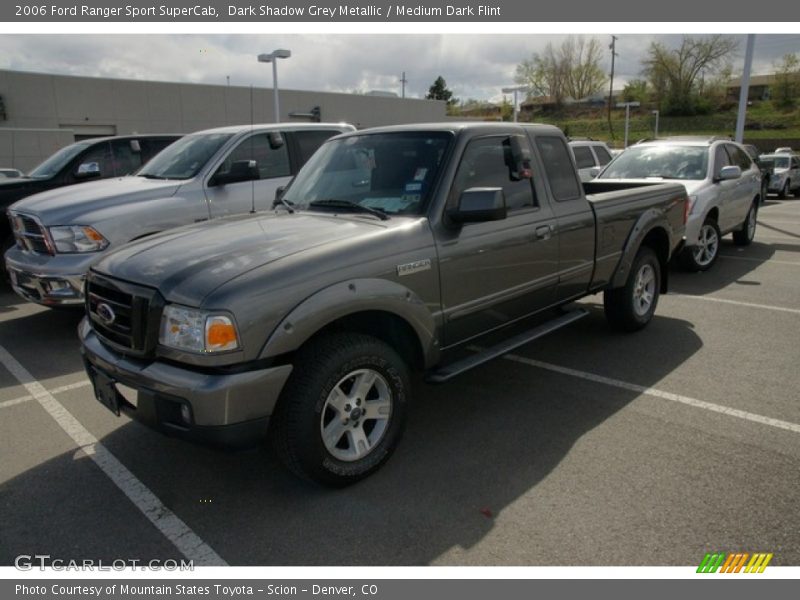 Dark Shadow Grey Metallic / Medium Dark Flint 2006 Ford Ranger Sport SuperCab