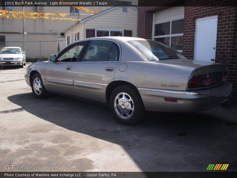 Light Bronzemist Metallic / Taupe 2001 Buick Park Avenue