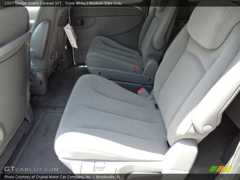 Stone White / Medium Slate Gray 2007 Dodge Grand Caravan SXT