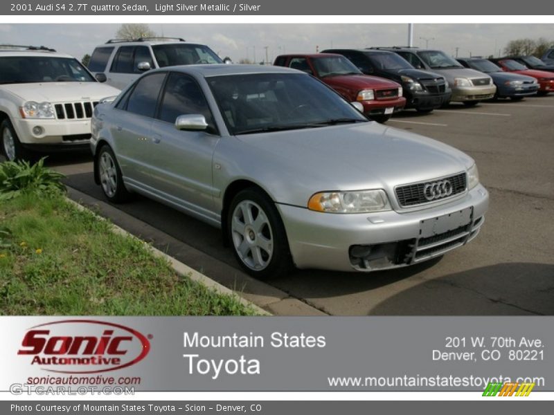 Light Silver Metallic / Silver 2001 Audi S4 2.7T quattro Sedan