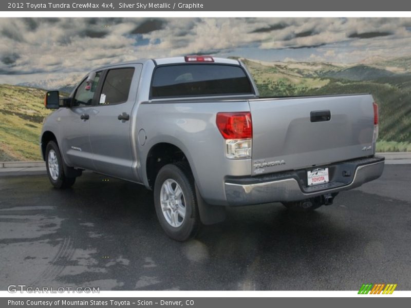 Silver Sky Metallic / Graphite 2012 Toyota Tundra CrewMax 4x4
