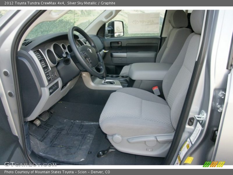 Silver Sky Metallic / Graphite 2012 Toyota Tundra CrewMax 4x4