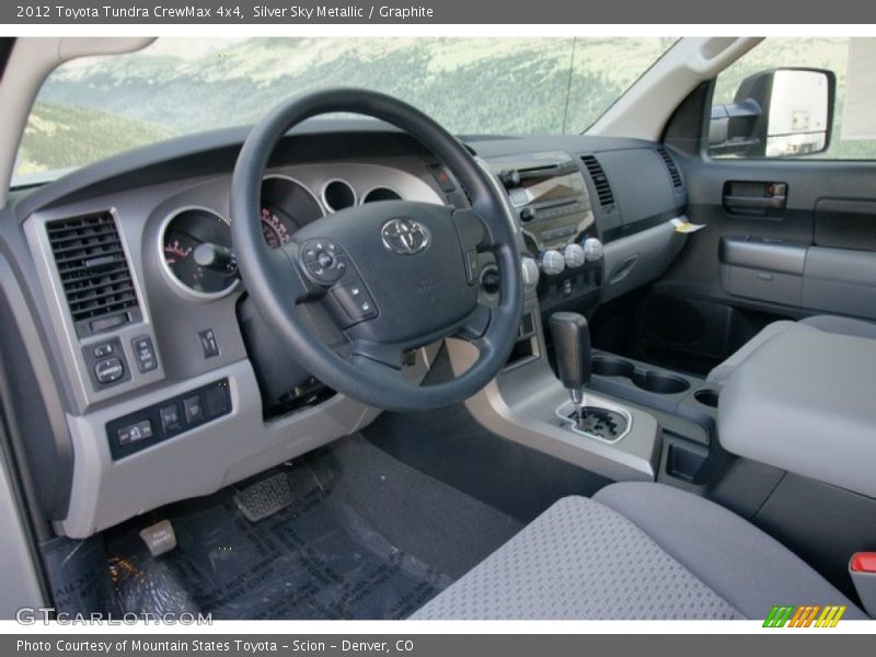 Silver Sky Metallic / Graphite 2012 Toyota Tundra CrewMax 4x4