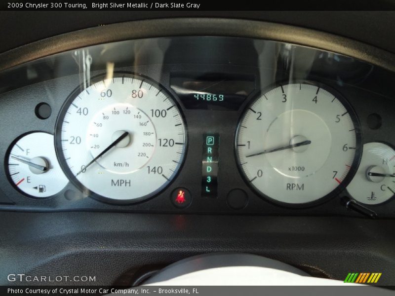 Bright Silver Metallic / Dark Slate Gray 2009 Chrysler 300 Touring