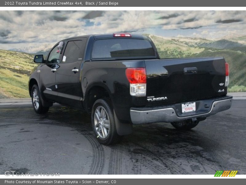 Black / Sand Beige 2012 Toyota Tundra Limited CrewMax 4x4