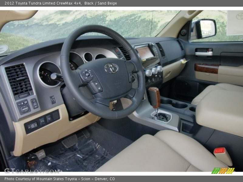 Black / Sand Beige 2012 Toyota Tundra Limited CrewMax 4x4