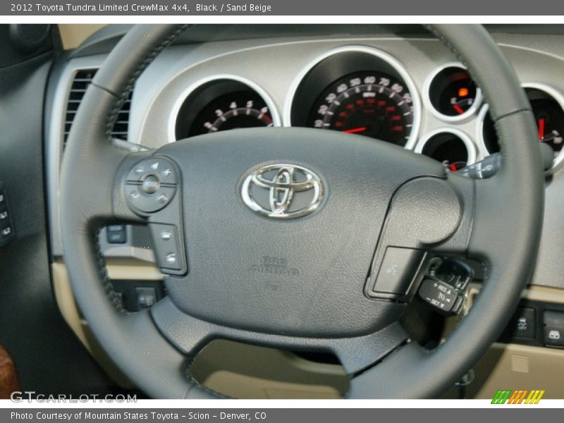 Black / Sand Beige 2012 Toyota Tundra Limited CrewMax 4x4