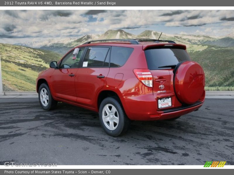 Barcelona Red Metallic / Sand Beige 2012 Toyota RAV4 V6 4WD