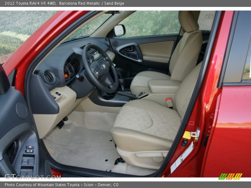 Barcelona Red Metallic / Sand Beige 2012 Toyota RAV4 V6 4WD