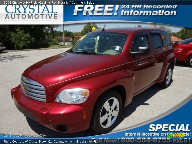 Cardinal Red Metallic / Cashmere Beige 2008 Chevrolet HHR LS