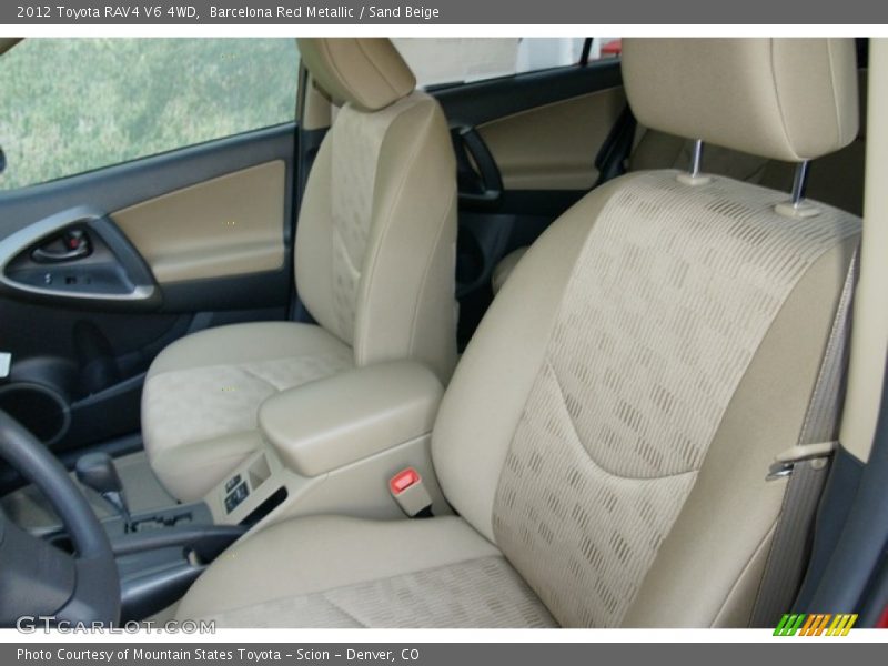 Barcelona Red Metallic / Sand Beige 2012 Toyota RAV4 V6 4WD