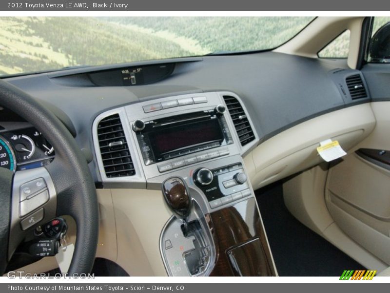 Black / Ivory 2012 Toyota Venza LE AWD