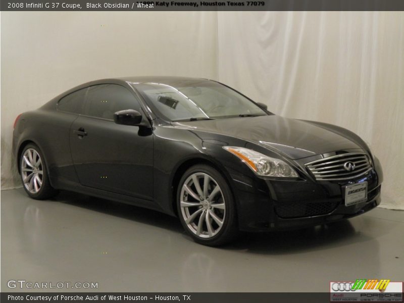 Black Obsidian / Wheat 2008 Infiniti G 37 Coupe