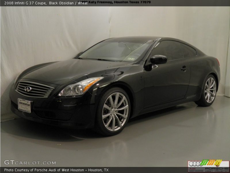 Black Obsidian / Wheat 2008 Infiniti G 37 Coupe
