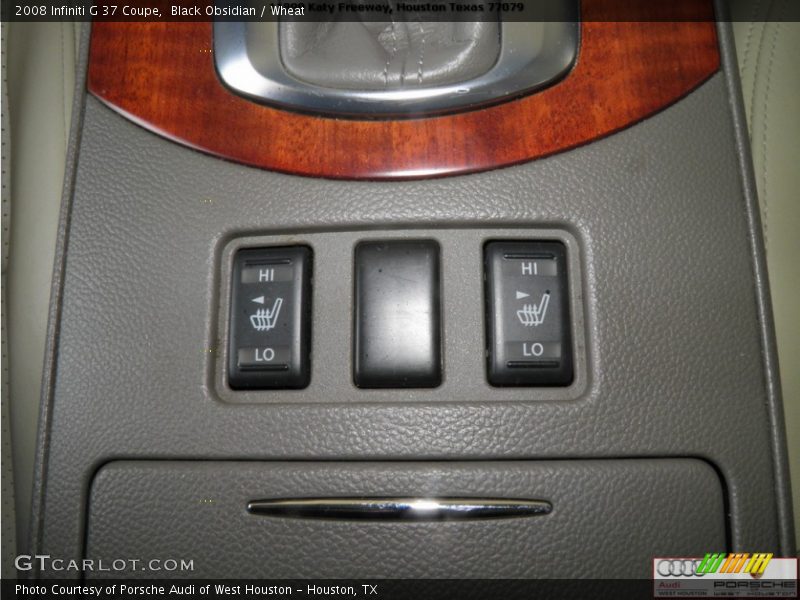 Black Obsidian / Wheat 2008 Infiniti G 37 Coupe
