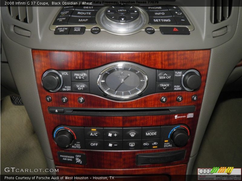 Black Obsidian / Wheat 2008 Infiniti G 37 Coupe