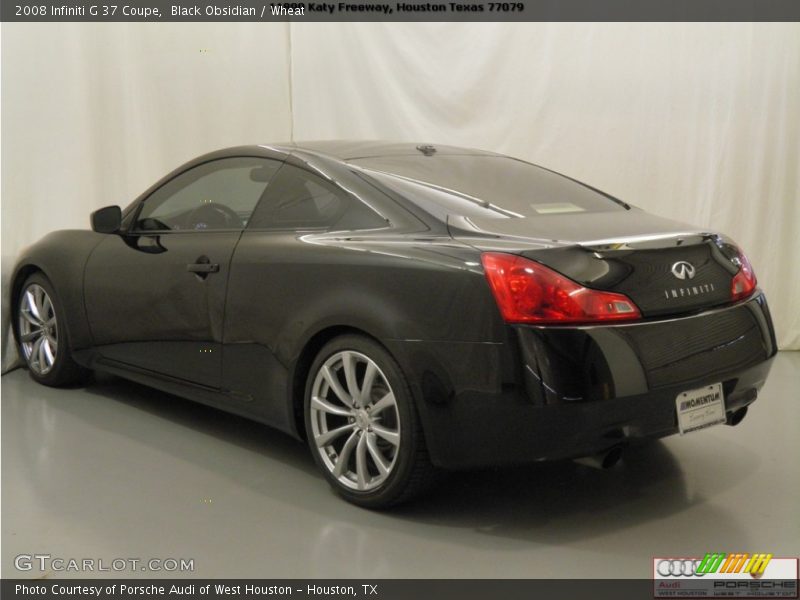 Black Obsidian / Wheat 2008 Infiniti G 37 Coupe