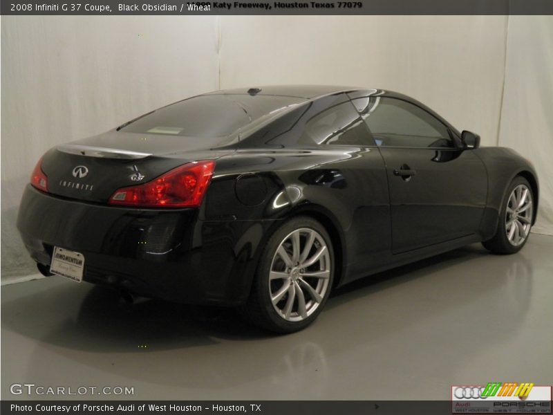 Black Obsidian / Wheat 2008 Infiniti G 37 Coupe