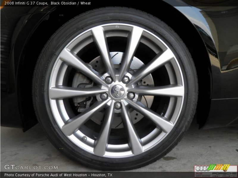 Black Obsidian / Wheat 2008 Infiniti G 37 Coupe