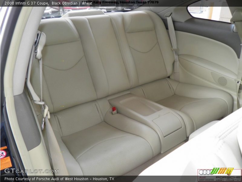 Black Obsidian / Wheat 2008 Infiniti G 37 Coupe