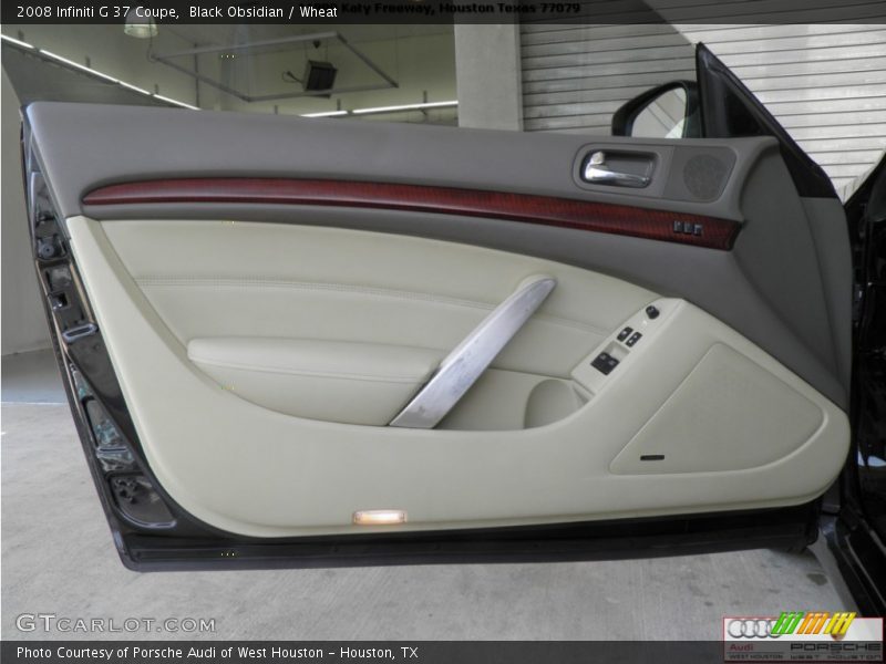 Black Obsidian / Wheat 2008 Infiniti G 37 Coupe