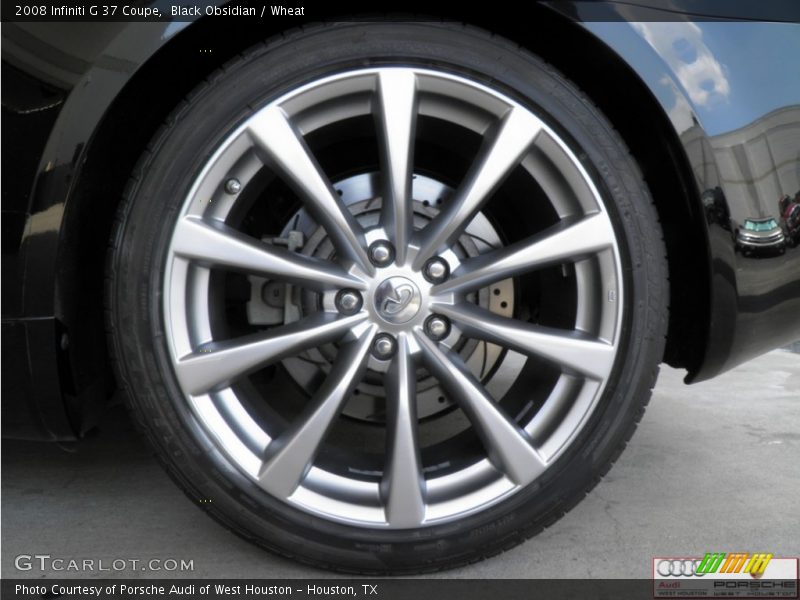 Black Obsidian / Wheat 2008 Infiniti G 37 Coupe