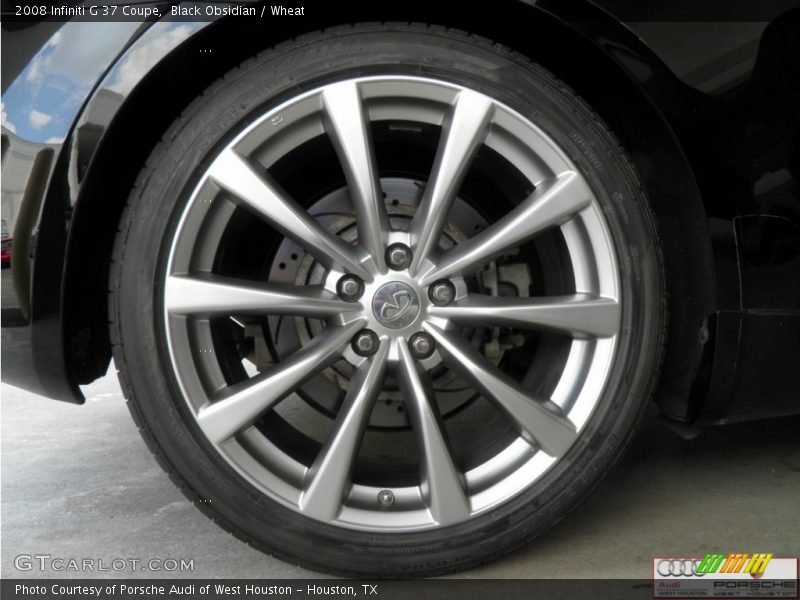 Black Obsidian / Wheat 2008 Infiniti G 37 Coupe