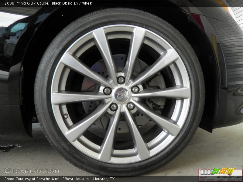 Black Obsidian / Wheat 2008 Infiniti G 37 Coupe