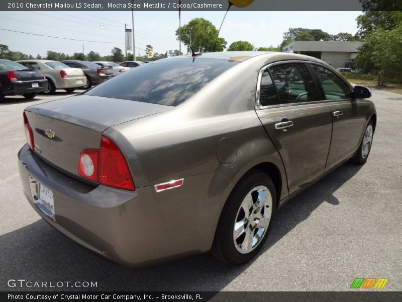 Mocha Steel Metallic / Cocoa/Cashmere 2010 Chevrolet Malibu LS Sedan