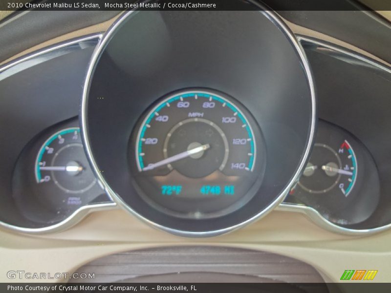 Mocha Steel Metallic / Cocoa/Cashmere 2010 Chevrolet Malibu LS Sedan