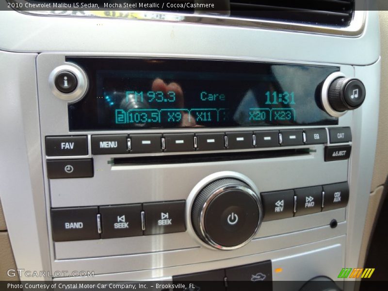 Mocha Steel Metallic / Cocoa/Cashmere 2010 Chevrolet Malibu LS Sedan